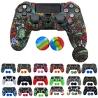 Противоскользящий силиконовый чехол, защитный чехол для Sony Play Station Dualshock 4, PS4 Pro Slim, 1 шт.