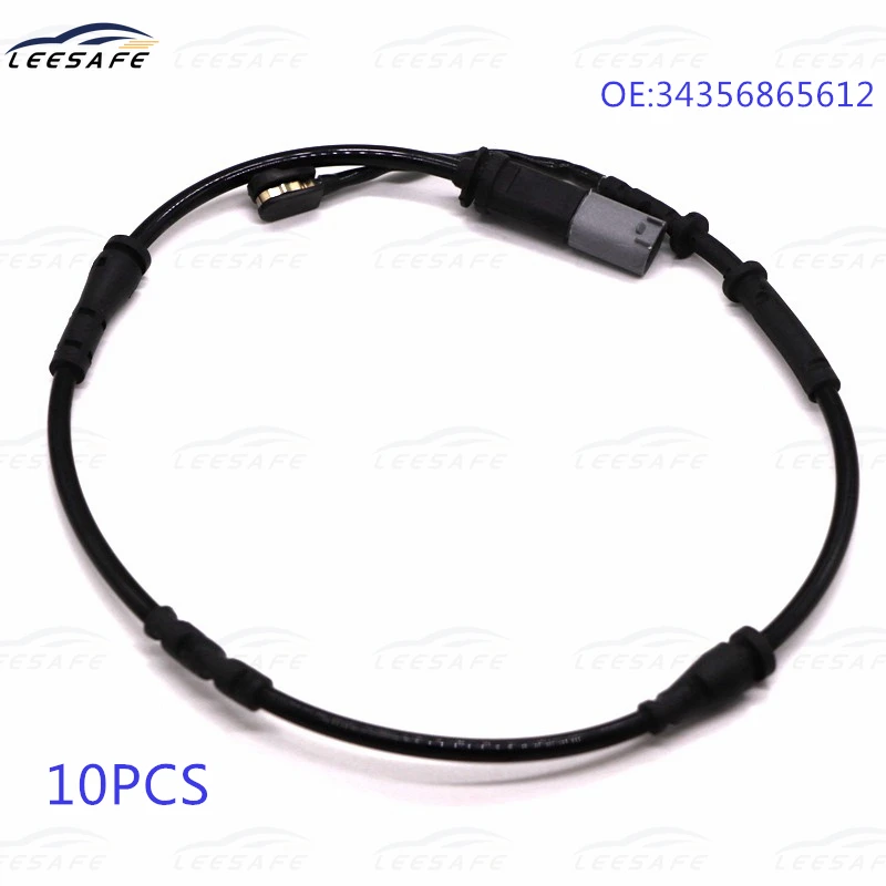 Front + Rear Brake Pad Wear Sensor for BMW MINI F54 F55 F56 Cooper OE 34356865611 + 34356865612 Brake Induction Wire Replacement electric brake controller