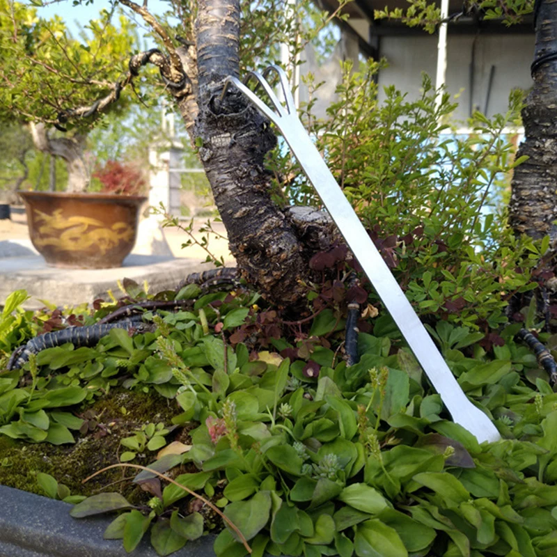 Бонсай растение из нержавеющей стали корень грабли шпатель твердая почва дома