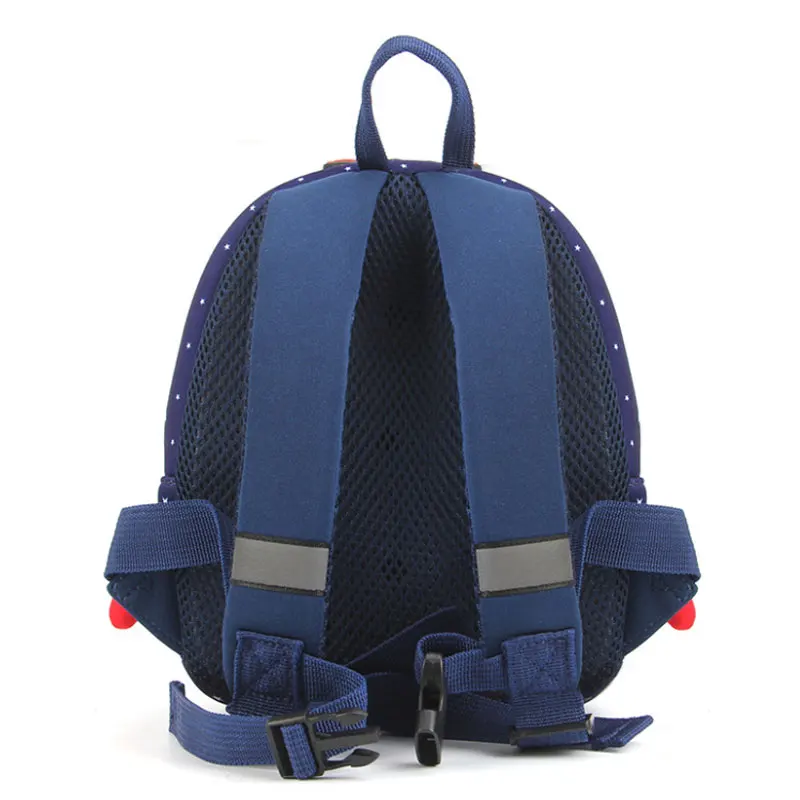 School Bags 3D Cartoon Rocket Children Boys Backpack Toddler Kids Bookbag Kindergarten Bag Space Capsule Cute Backpack