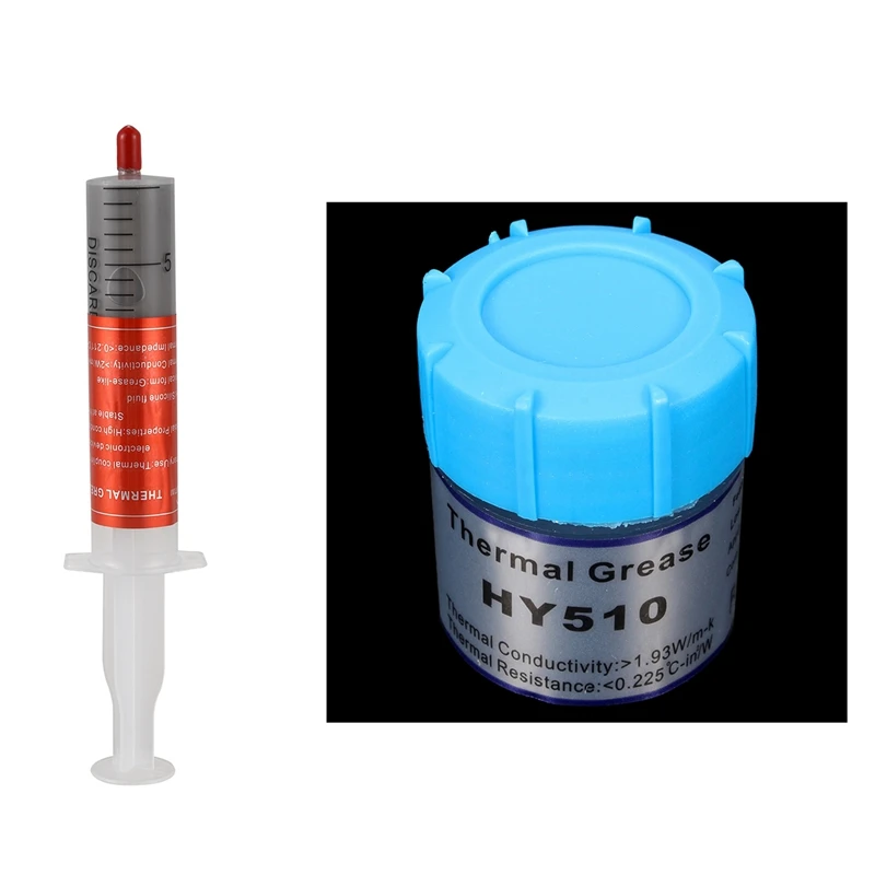 2 шт. серая термопроводящая паста HY510 для охлаждения процессора GPU 10 г и 30 г|Кулеры
