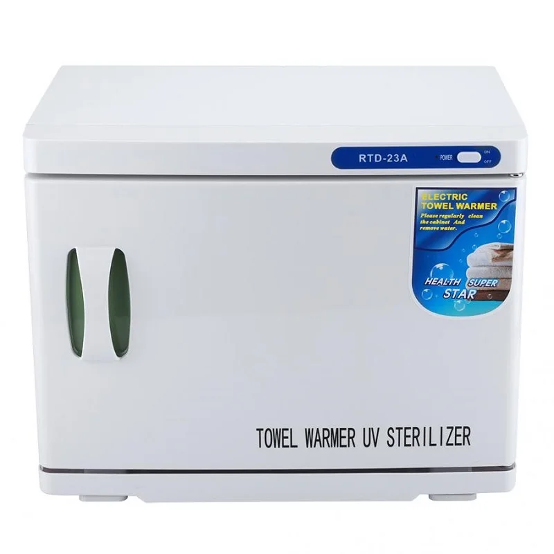 

23L UV Sterilizer Box Cabinet With UV lamp Towel Warmer Heater UV sterilizer For Spa Beauty Salon Nails Tools Disinfection
