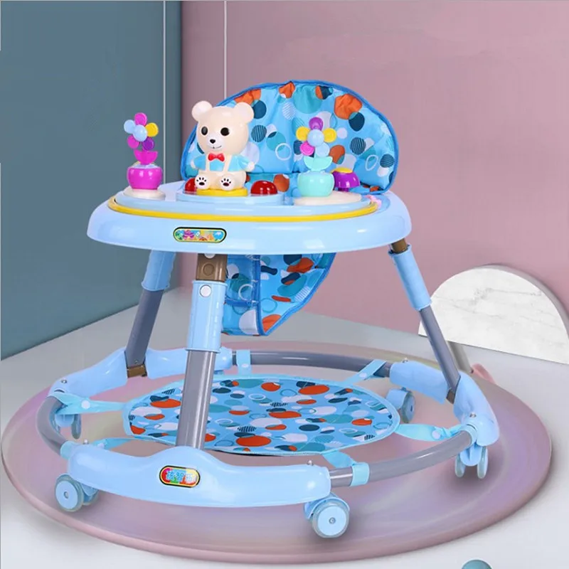 Детские Многофункциональные ходунки складные анти падений O голенище 6 18