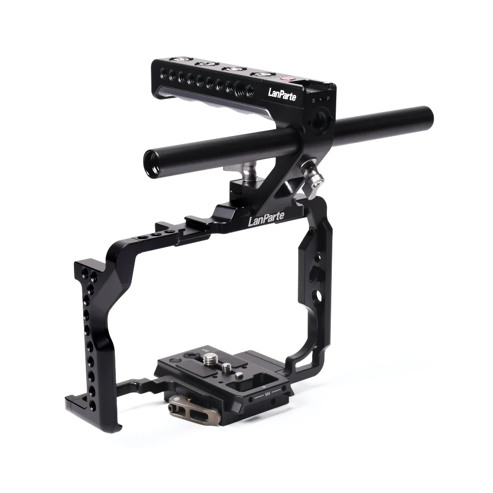 

Lanparte Quick Release Camera Cage with REC Control Top Handle for Panasonic S1 / S1H