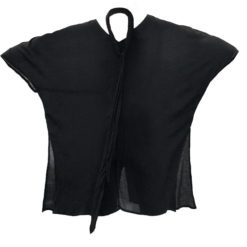 Футболка мужская оверсайз с V образным вырезом модная повседневная длинная