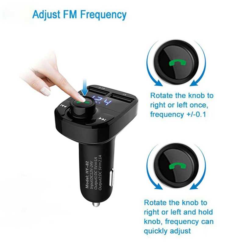 Автомобильный Bluetooth Handsfree Универсальный телефон MP3 плеер FM передатчик