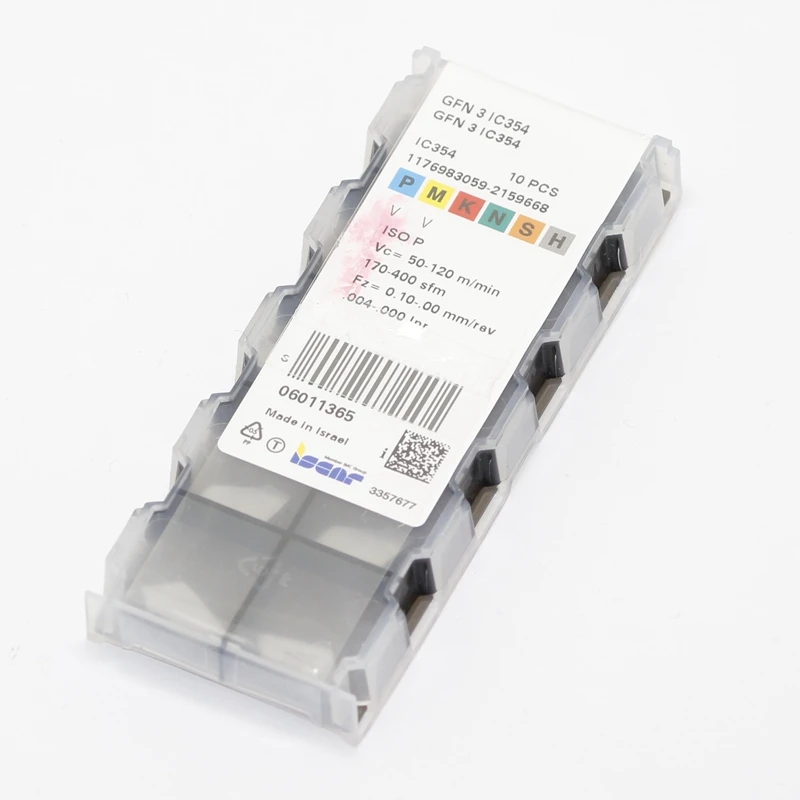 10 шт./лот GFN 3 IC354 шт. ISCAR прорезные вставки подходят для лезвия SGFH 100% оригинал |