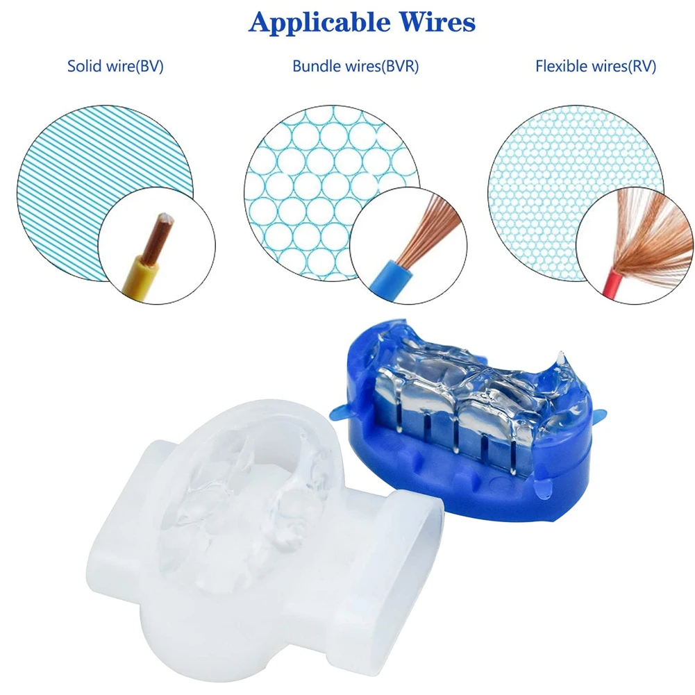 20 шт. кабельный разъем водонепроницаемый соединительные клеммы для