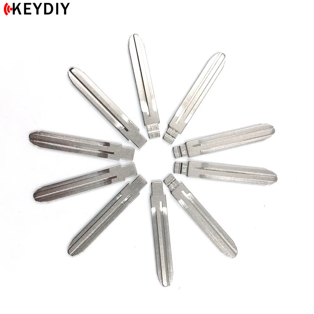 KEYDIY 10 шт./лот металлический заготовной необработанный откидной ключ KD/JMD/VVDI для
