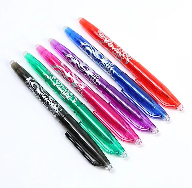 

500pcs/lot Fast Shipping 0.5mm Erasable Pen Magic Gel Pen School Office Writing Supplies Student Kawaii Stationery Drawing Tools