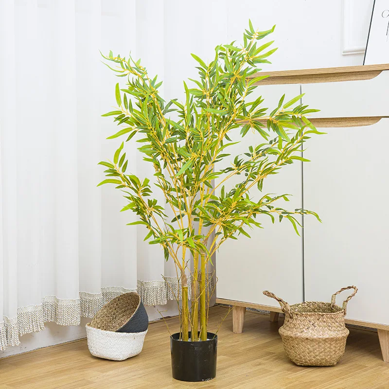 Planta Artificial grande con maceta para el hogar, Hotel, Campus, oficina, dise&ntilde;o de escena, decoraci&oacute;n de plantas falsas, novedad de 2022-5