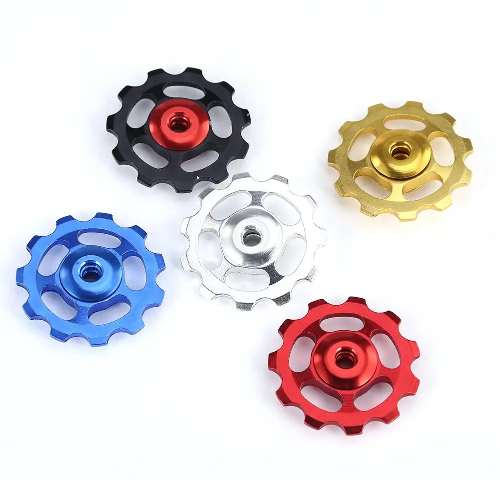

MTB 11T Bicycle Rear Derailleur Wheel Ceramic Bearing Pulley CNC Road Bike Guide Roller Idler Part Cycling Accessory