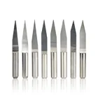 10 шт. 3,175 мм хвостовик карбида v-образной формы резак для резьбы 10152025 градусов печатная плата гравировальная машина сверла