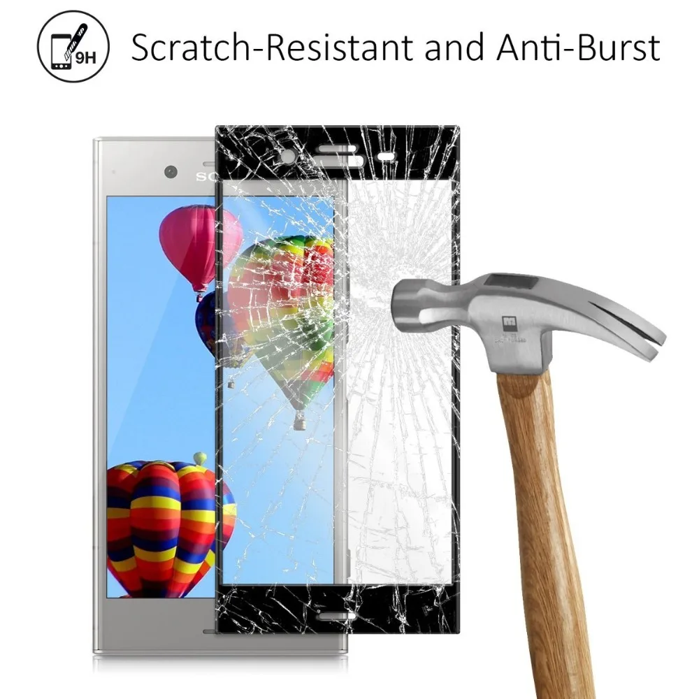 Закаленное 3d-стекло с полным покрытием для Sony Xperia XZ Premium Защитная пленка XA1 Plus XA Ultra