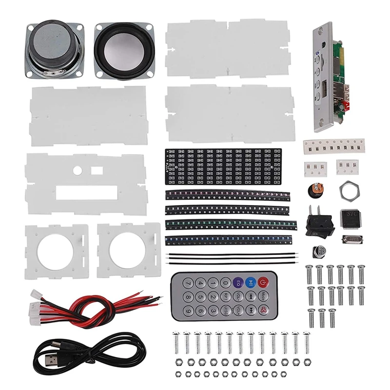 

Bluetooth Speaker Kit DIY Soldering Project Spectrum USB Mini Electronic Sound Amplifier Home Stereo Speaker DIY Kits