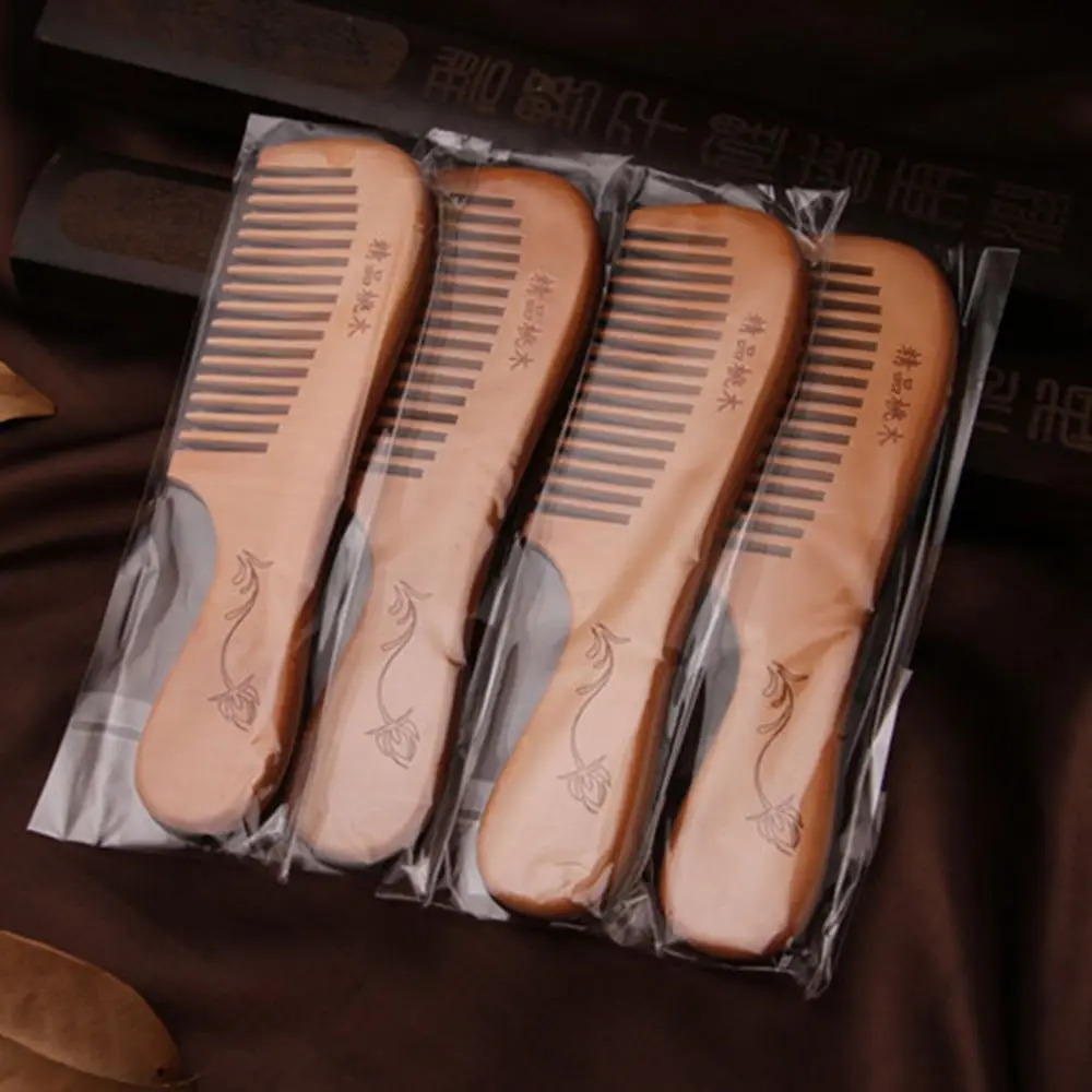 Гребень для волос антистатический из сандалового дерева 1 шт.|Расчески| |