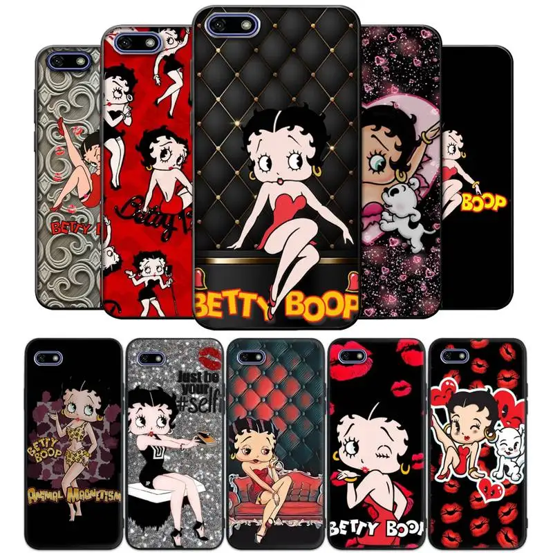 

Cute Cartoon Betty Boops Phone Case for Xiaomi mix3 mi6 miA1 miA2 miI6 mi5x mi9SE mi8LITE miMAX2 Funda coque cover