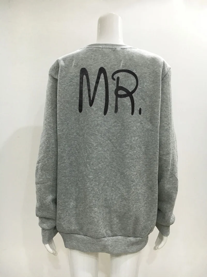 Letter Mr Mrs Hoodies Sweatshirts 2022 Women Casual Kawaii Harajuku Fashion Punk For Girls Clothing European Tops Korean