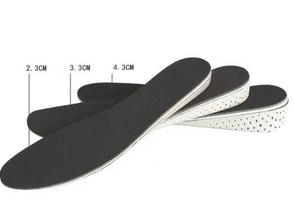 Full insoles 1 пара, Удобные стельки для женщин и мужчин, увеличивающие рост, унисекс, стельки из пены с эффектом памяти, обувь, полная Подушка Hlaf - Цвет: Full insoles