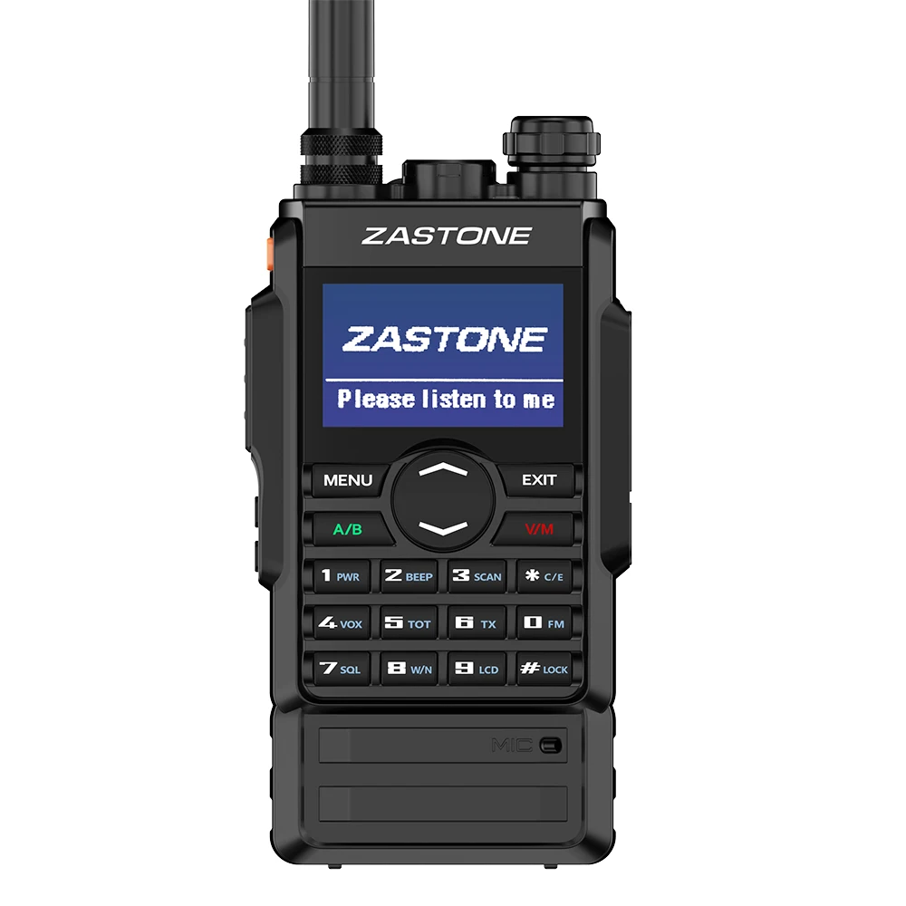 Мини рация ZASTONE M7 UHF Двухдиапазонная 2 шт. 5 Вт батарея 2600 мАч FM приемопередатчик Ham