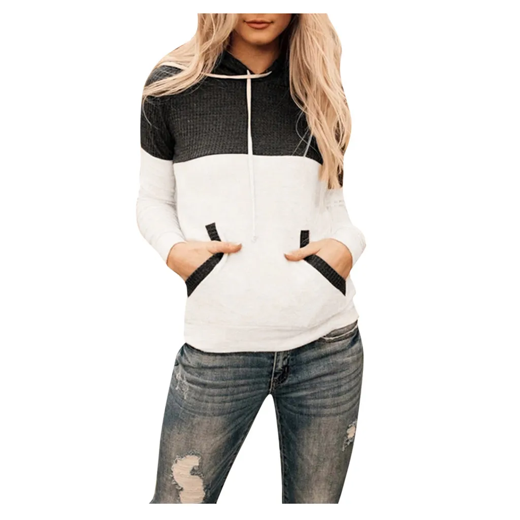 Женские повседневные топы с капюшоном Рубашки Топы Толстовка Прямая поставка |