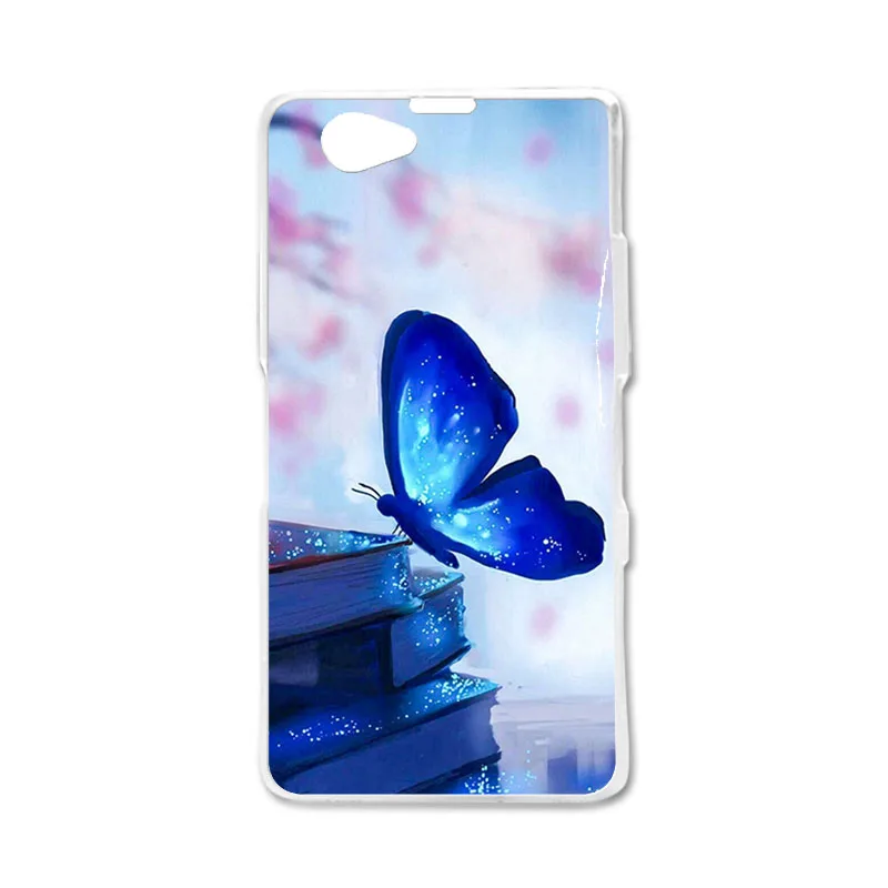 ТПУ чехол s для sony Z1 Mini чехол с рисунком мягкий силиконовый чехол для sony Xperia Z1 Compact D5503 Z1 Mini M51W 4,3 дюймов Чехол - Цвет: Q088