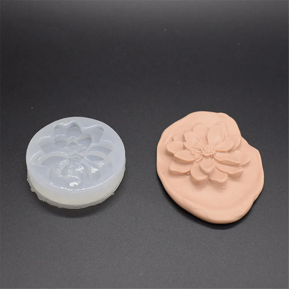 Глиняные формы для литья 3D Цветы сделай сам зеркальный кристалл эпоксидная смола