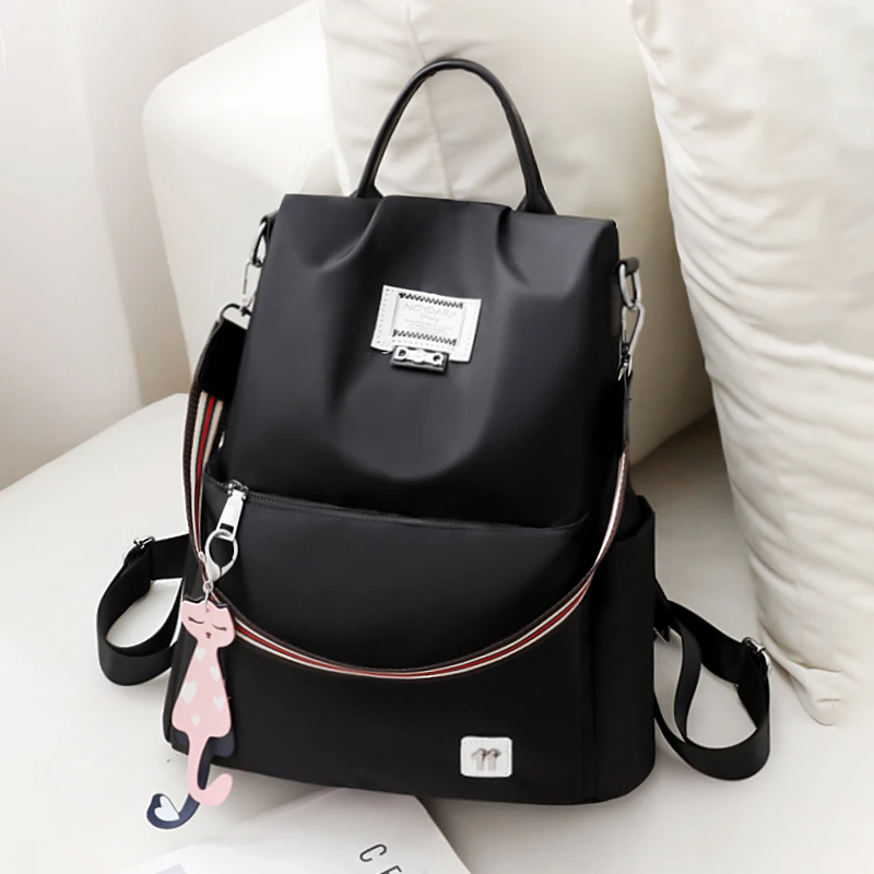 Oxford Cloth Backpack for Women New Trendy Anti-Theft Schoolbag Travel Fashion Canvas Bag Large-Capacity Backpack