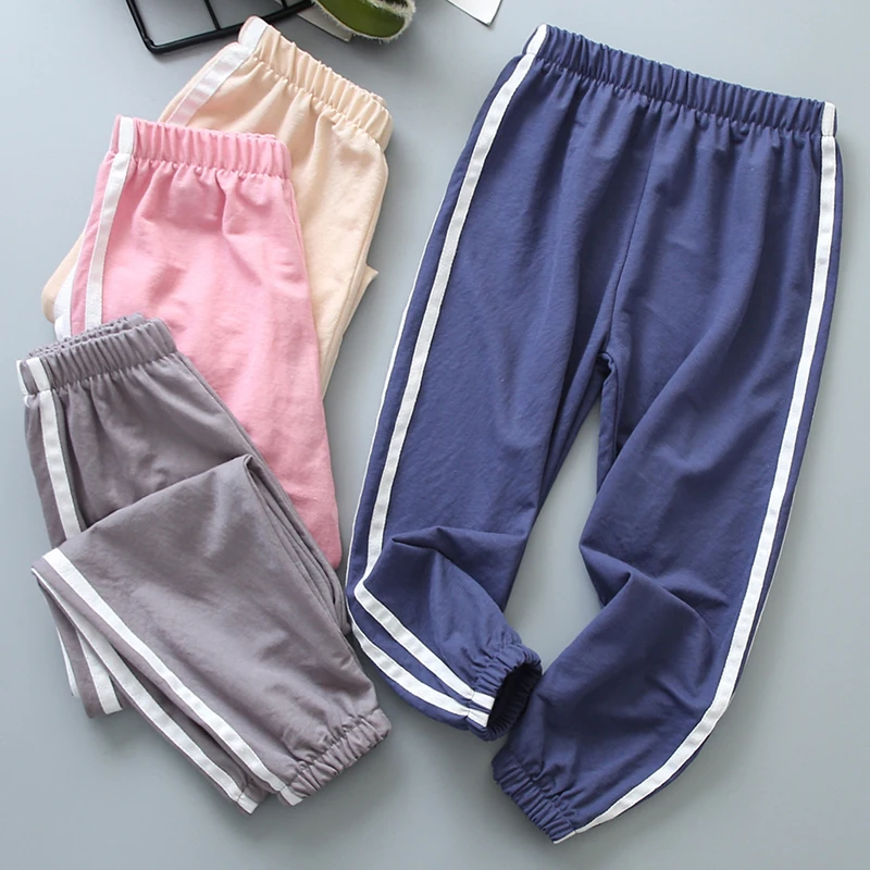 

2021 новые летние Разноцветные детские штаны на каждый день Детский комфортный дышащий анти-Противомоскитные штаны длинные штаны