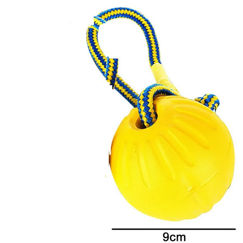 yellow 9cm Многофункциональный питомец молярная игрушка для домашней собаки игрушки с присоской оригинальная Фирменная Новинка Забавный игровой мяч дропшиппинг - Цвет: yellow 9cm