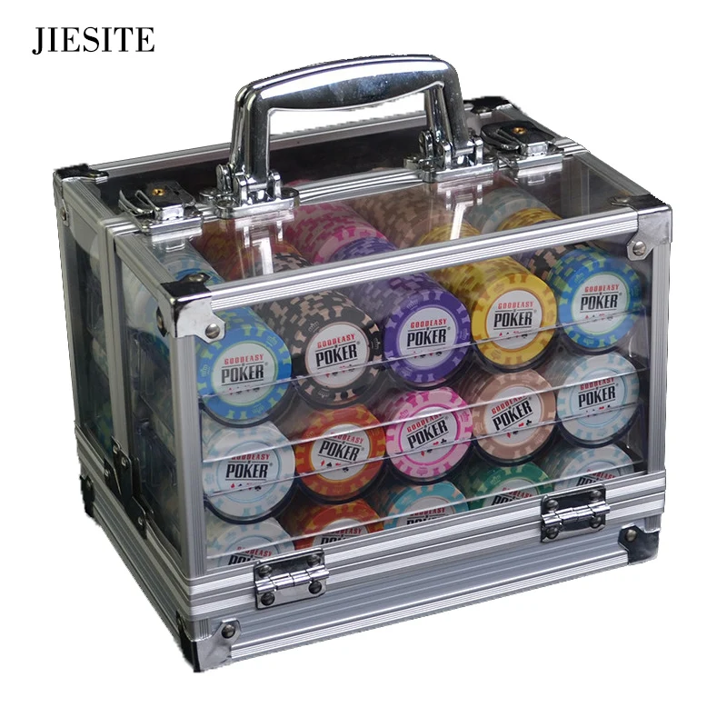 600/1000 шт керамические фишки комплекты с акриловым казино Корона В наличии 14