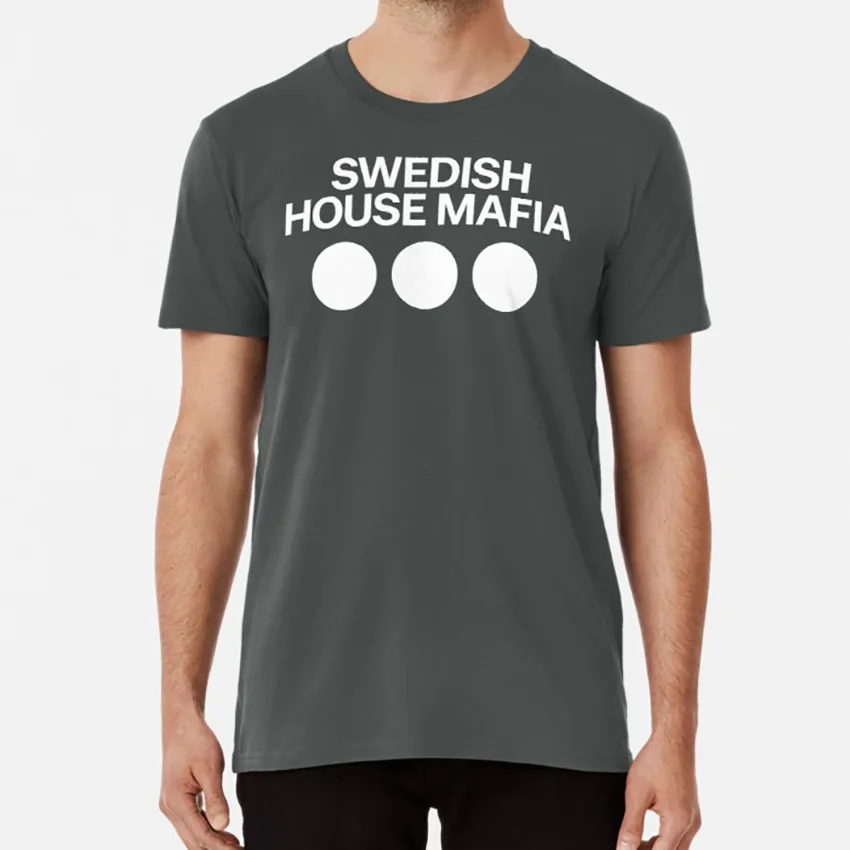 Шведский Дом мафия футболка шведского дома логотип tiesto дабстеп edm забавные hardwell