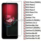 Закаленное стекло для ASUS ROG Phone 2 3 5 Pro Ultimate Zenfone 8 Flip 7 6 5 5Z Live L2 Max Shot Plus M2 M1, защитная пленка для экрана
