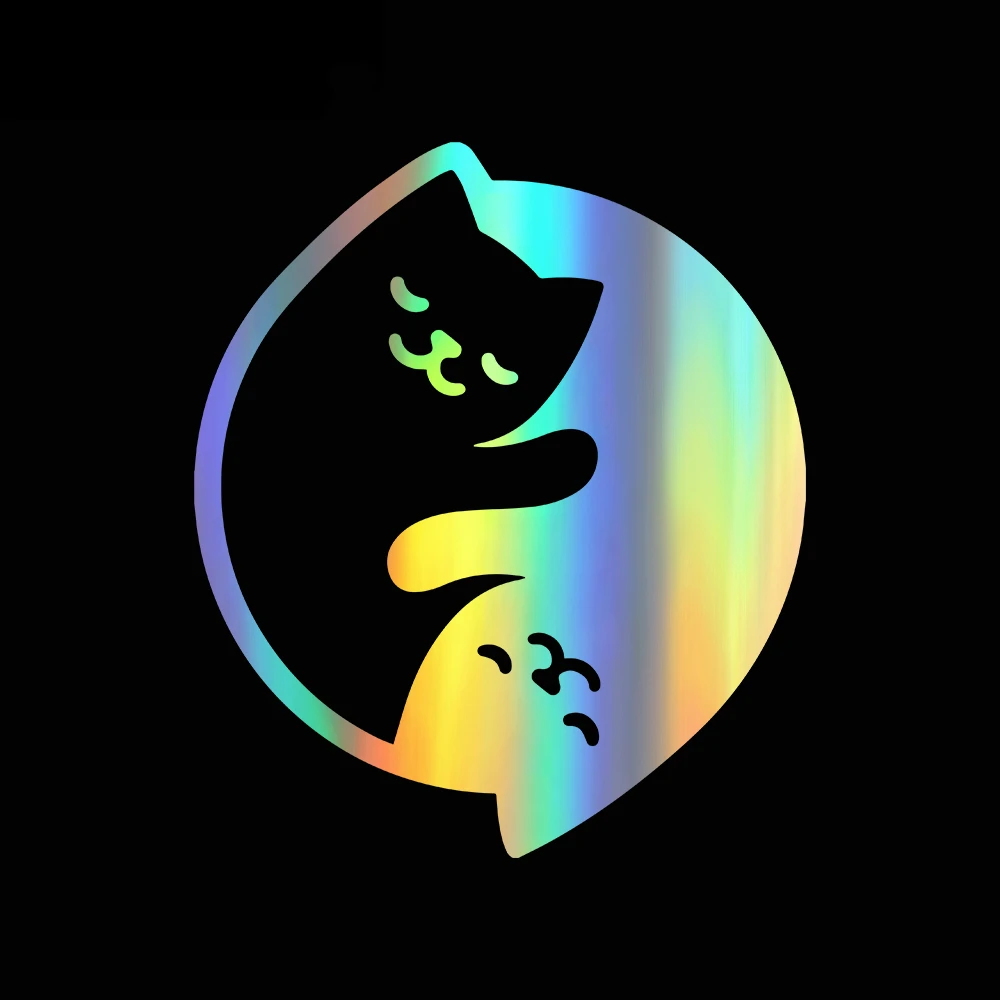 

Car Stickers Decor Motorcycle Decals Funny Cats Decorative Accessories Creative Sunscreen Waterproof PVC,14cm*12cm