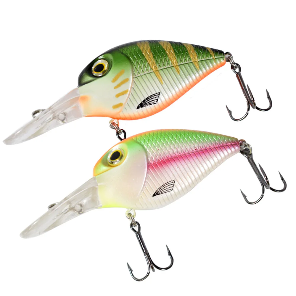 

95MM 18G Hard Crankbait Floating Wobblers NO.6 Treble Hooks 3D Bionic Eyes For Catfish Pike Bass In River Sea Pond Fishing Lures