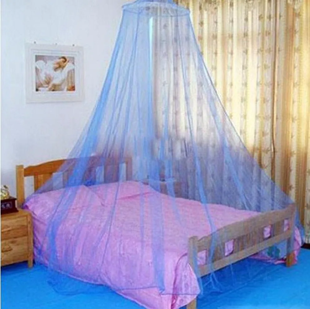 

1 pc Super Deal Elegant Round Lace Insect Bed Canopy Netting Curtain Dome Polyester Bedding Mosquito Net Home Furniture