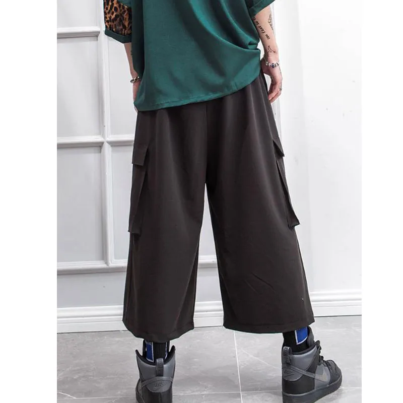 Новинка весна-лето темный парикмахерский комбинезон с большими карманами