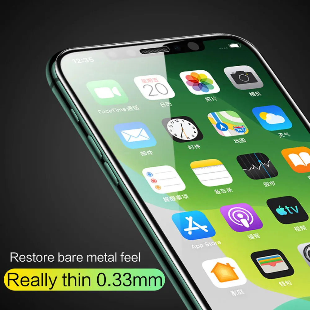 SmartDevil Алмазный протектор экрана для iphone 11 pro max HD закаленное стекло X Xs Max Xr 6 S 7 8 plus