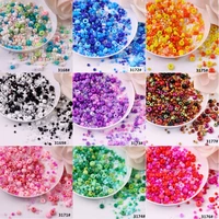 500pcsbag multi size mixed color opaque seedbeads solid round spacer glass beads for wedding dress bracelet earring accessories