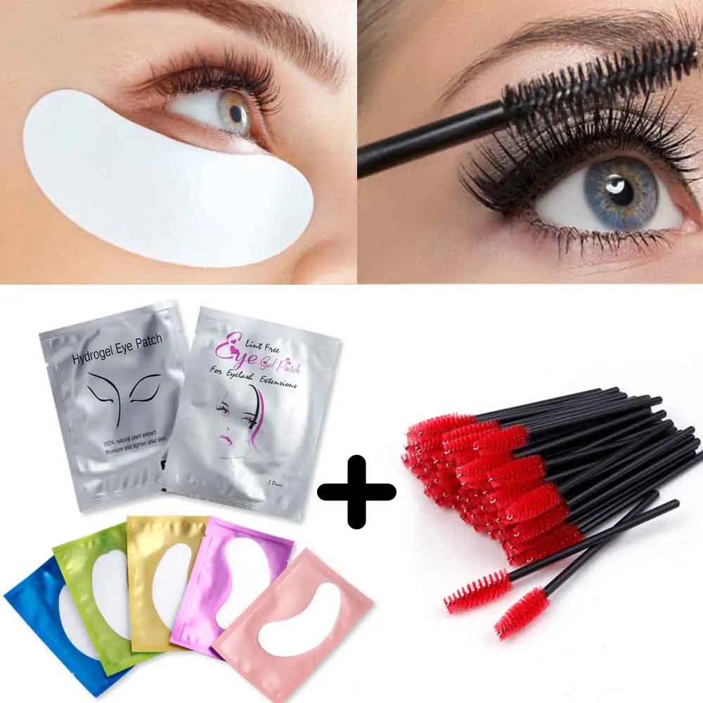 100 шт. одноразовые патчи для наращивания ресниц 50 | Красота и здоровье