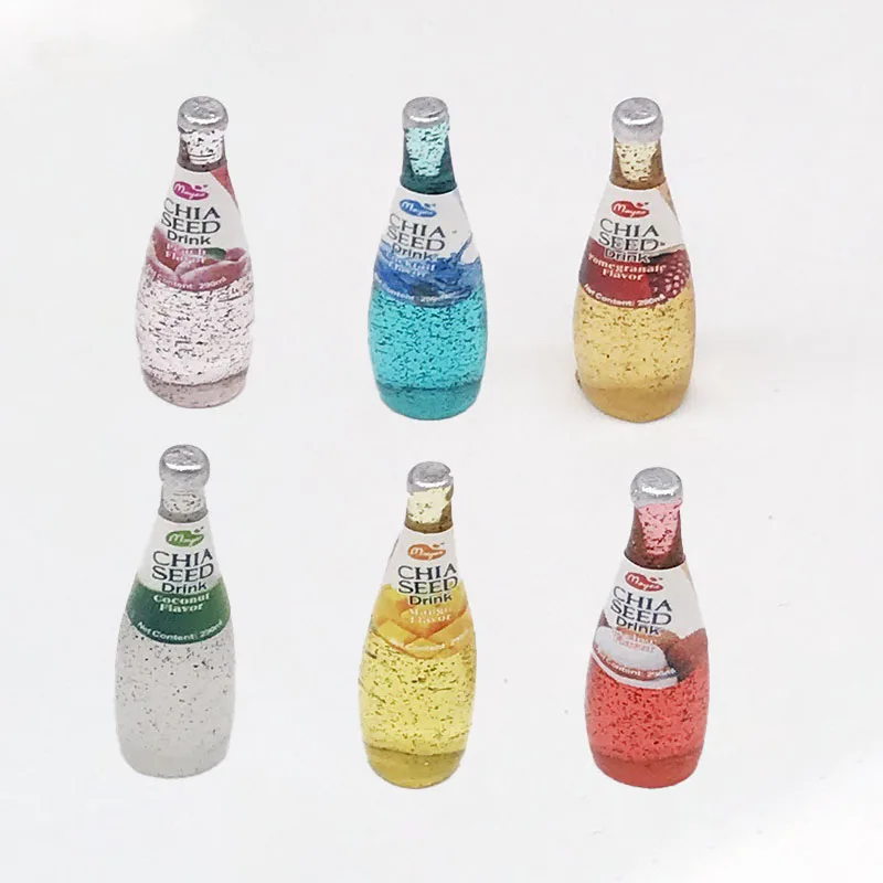 

Миниатюрный Кукольный домик в масштабе 1:12, аксессуары Minidrink для BJD & Barbies, настольные мини-украшения, украшение сцены