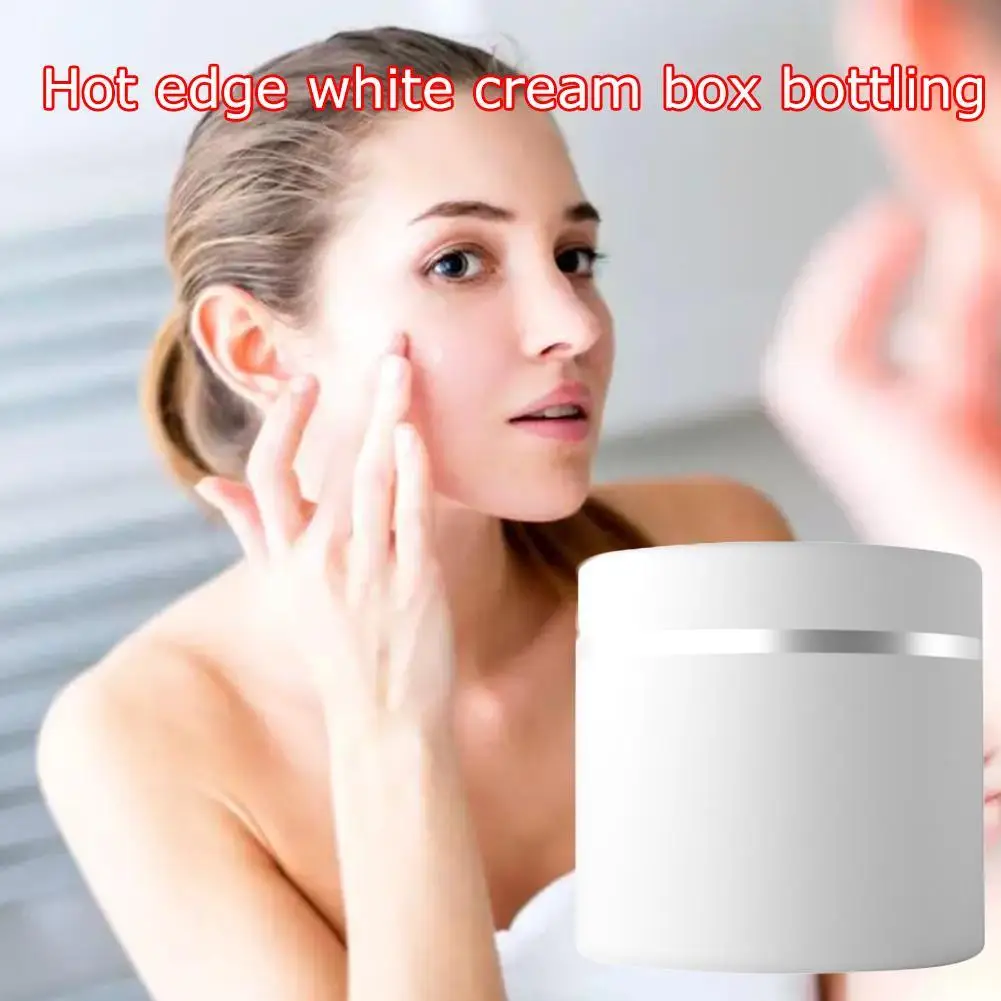 5 шт. пластиковая белая Пустая палитра банка для пищевых продуктов 30 г/50 г/100 г