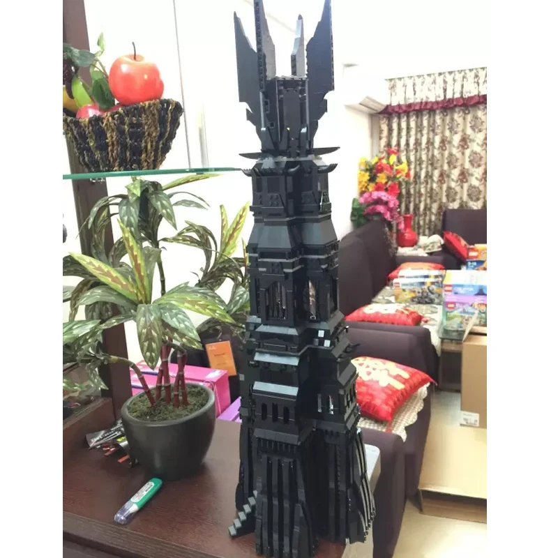 

112501 10237 4059Pcs Movie Series The Tower of Orthanc Set Building Blocks Bricks Educational Toys Birthday Gifts For Boy