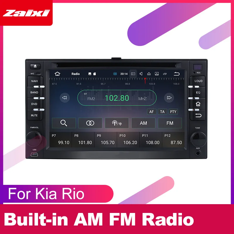 

ZaiXi 2 DIN Auto DVD Player GPS Navi Navigation For Kia Rio 2005~2011 Car Android Multimedia System Screen Radio Stereo