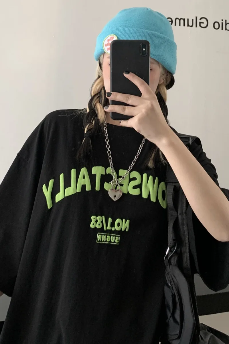 

Short sleeve T-shirt women's new Korean version in summer 2021