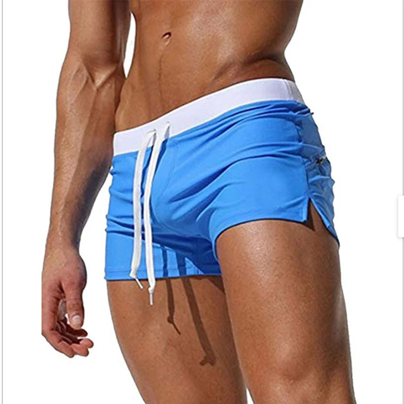 Летняя одежда для плавания Мужской купальный костюм купальные костюмы мальчиков