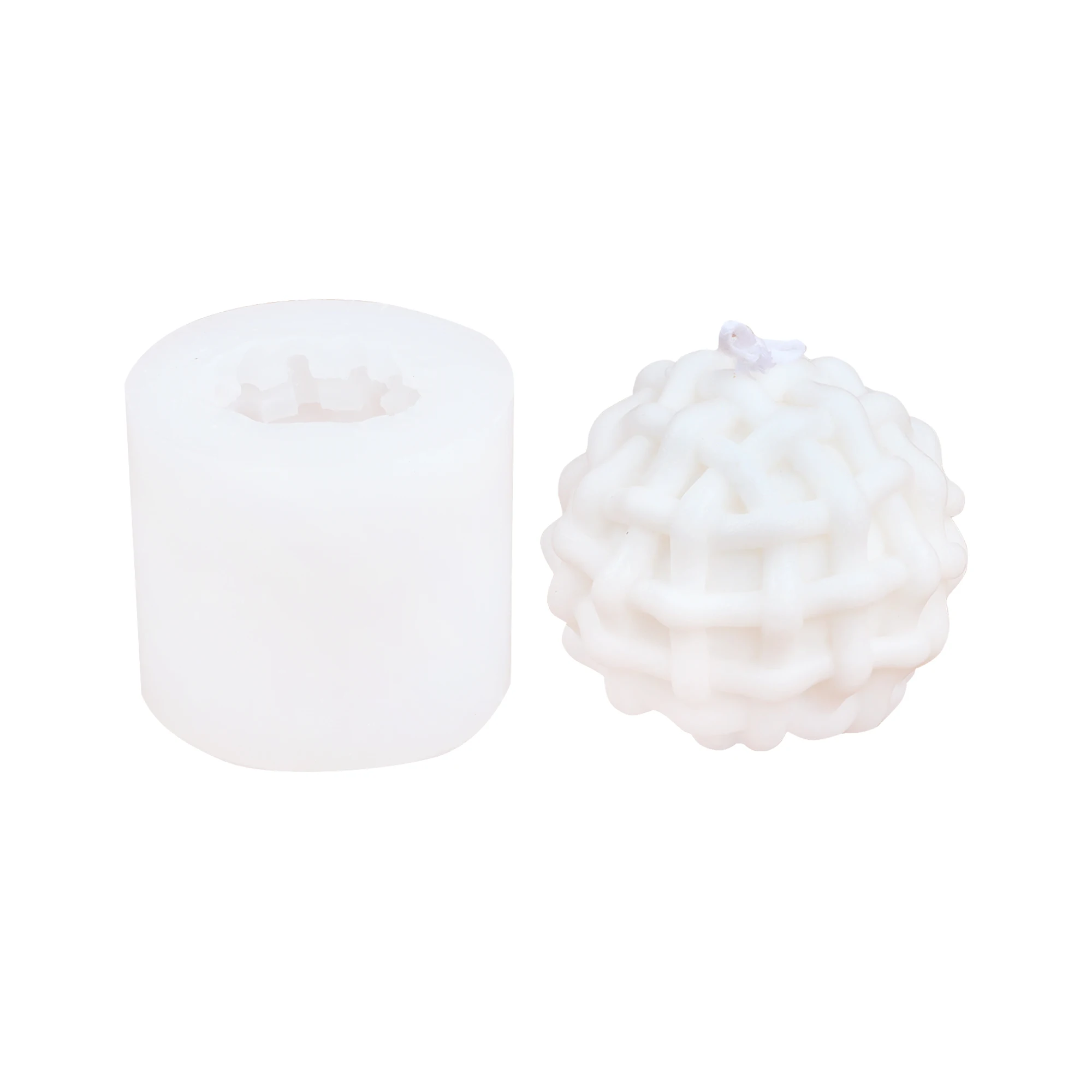 

3D форма в виде свечи для ароматерапии, инструменты для изготовления воска и мыла ручной работы, товары для штукатурки, силиконовая форма для...