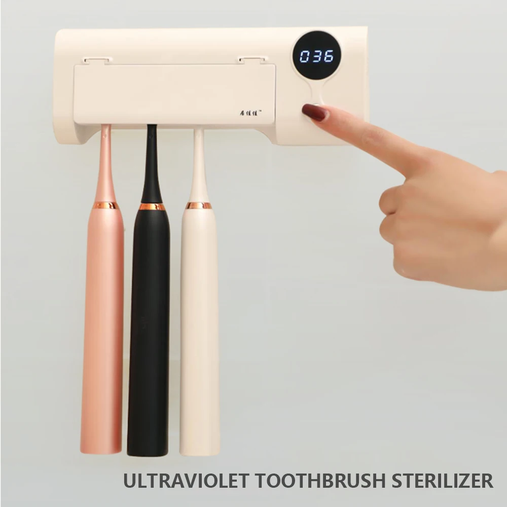 2 в 1 УФ светильник ультрафиолетовая зубная щетка автоматический диспенсер для