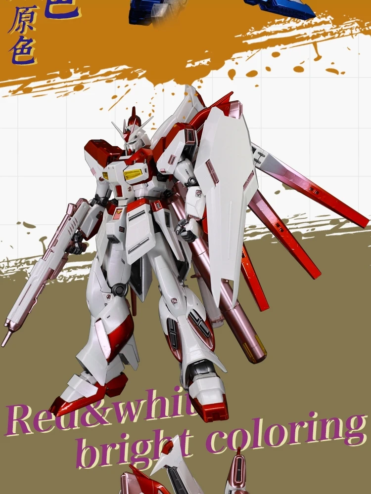BANDAI MG 1/100 RX-93-V2 Hi-V-воина гундама панель с карточками модель Wandai металлический раскраска игрушки Фигурки