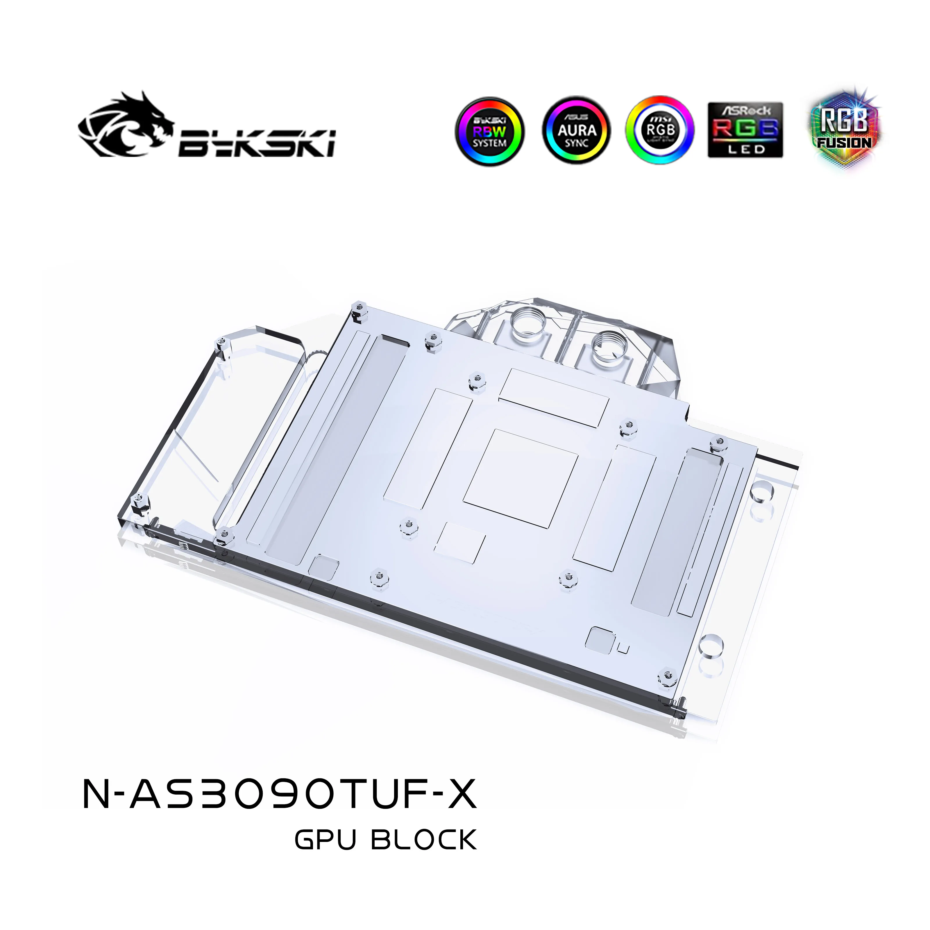 

Bykski N-AS3090TUF-X PC water cooling GPU cooler video card Graphics card Radiator for ASUS TUF RTX 3090 /3080 5v RGB 12V